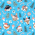 Critters Lightblue / Throw (50