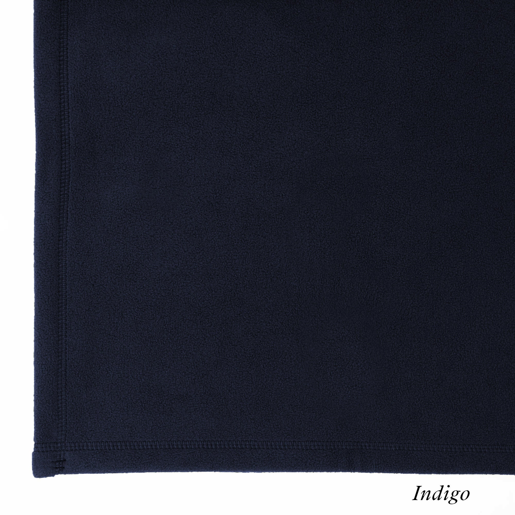 American Blanket Company - Peaceful Touch Fleece Blankets - The Best Fleece Blankets - Indigo Blue Fleece Blanket Swatch. 