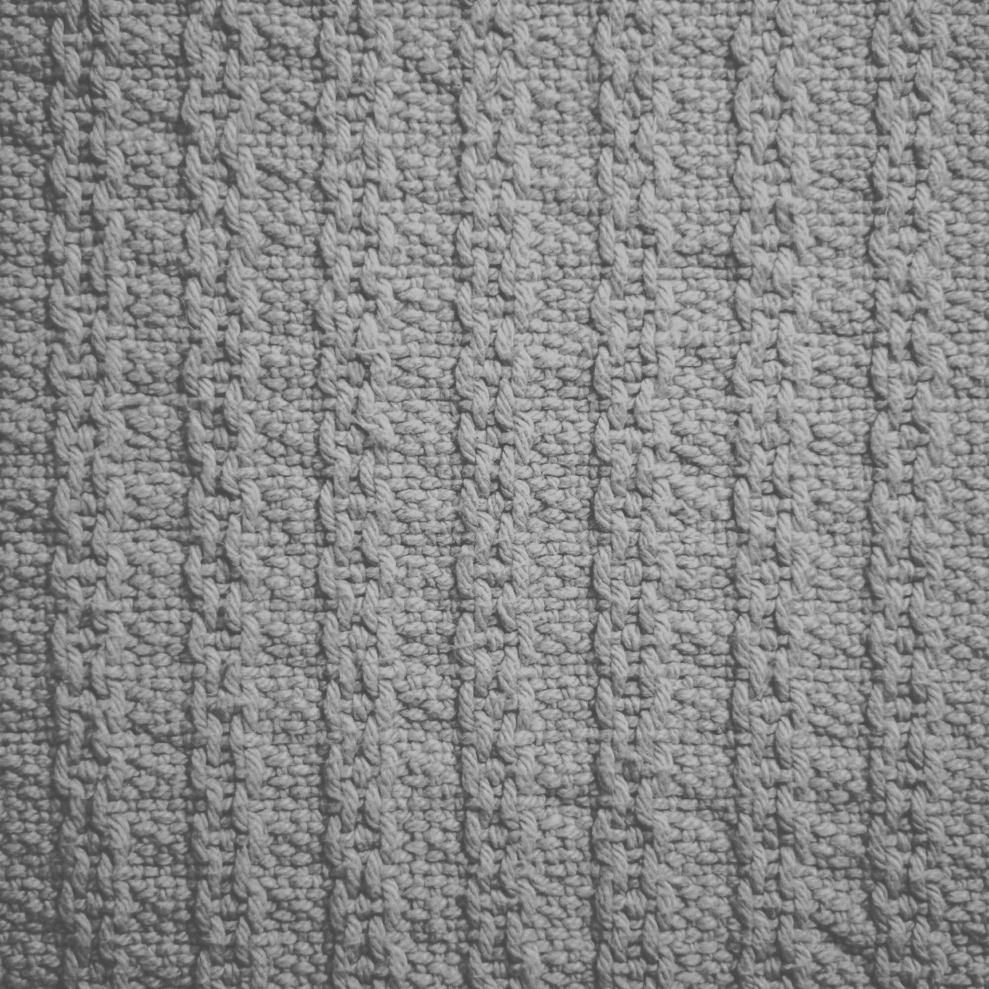 American Blanket Company - Oversized Cable weave 100% Cotton Blanket - Cotton Blanket Cable Weave Knit- Gray - fabric swatch