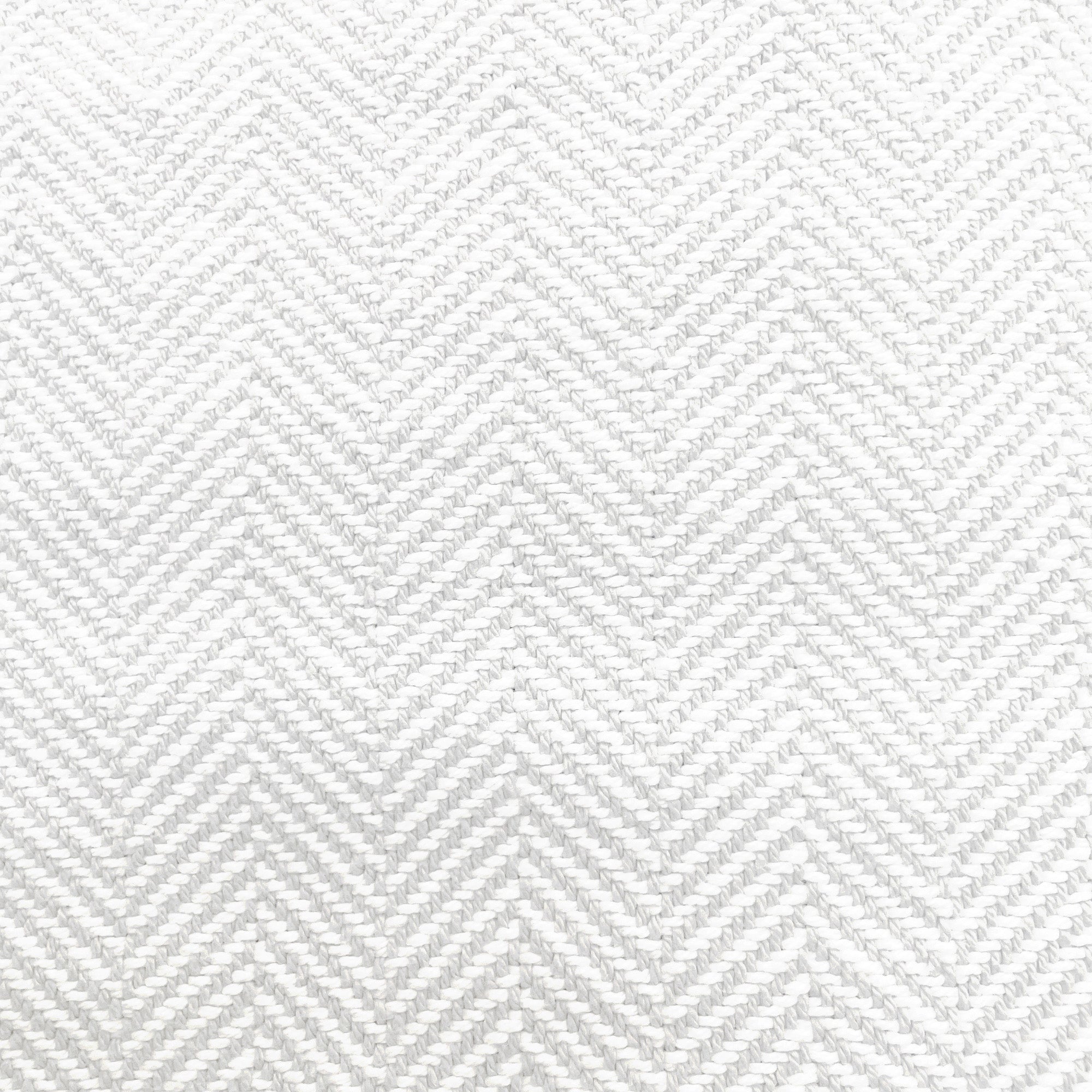 American Blanket Company - 100% Cotton Bed Blanket, Feather Weave Pattern Blanket - Close up swatch in white
