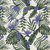 Foliage Navy / Throw (50