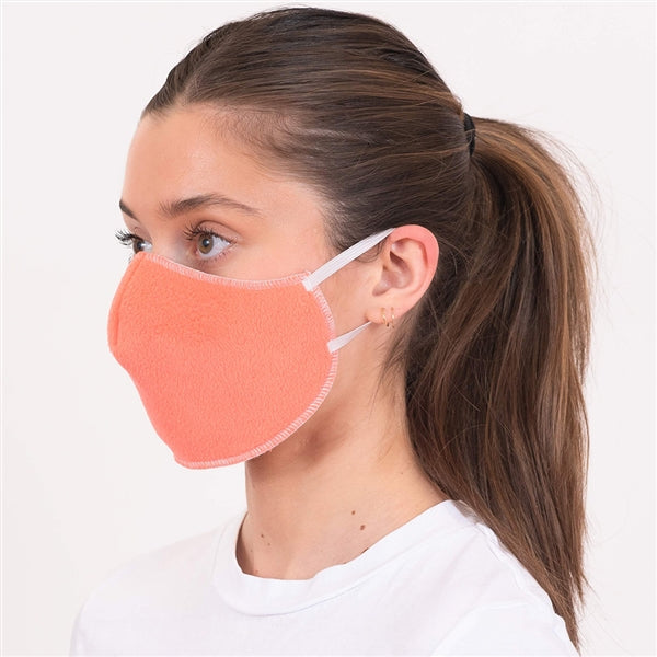 American Blanket Company - Peaceful touch fleece face mask - face mask-pink - soft face mask - American Blanket Company