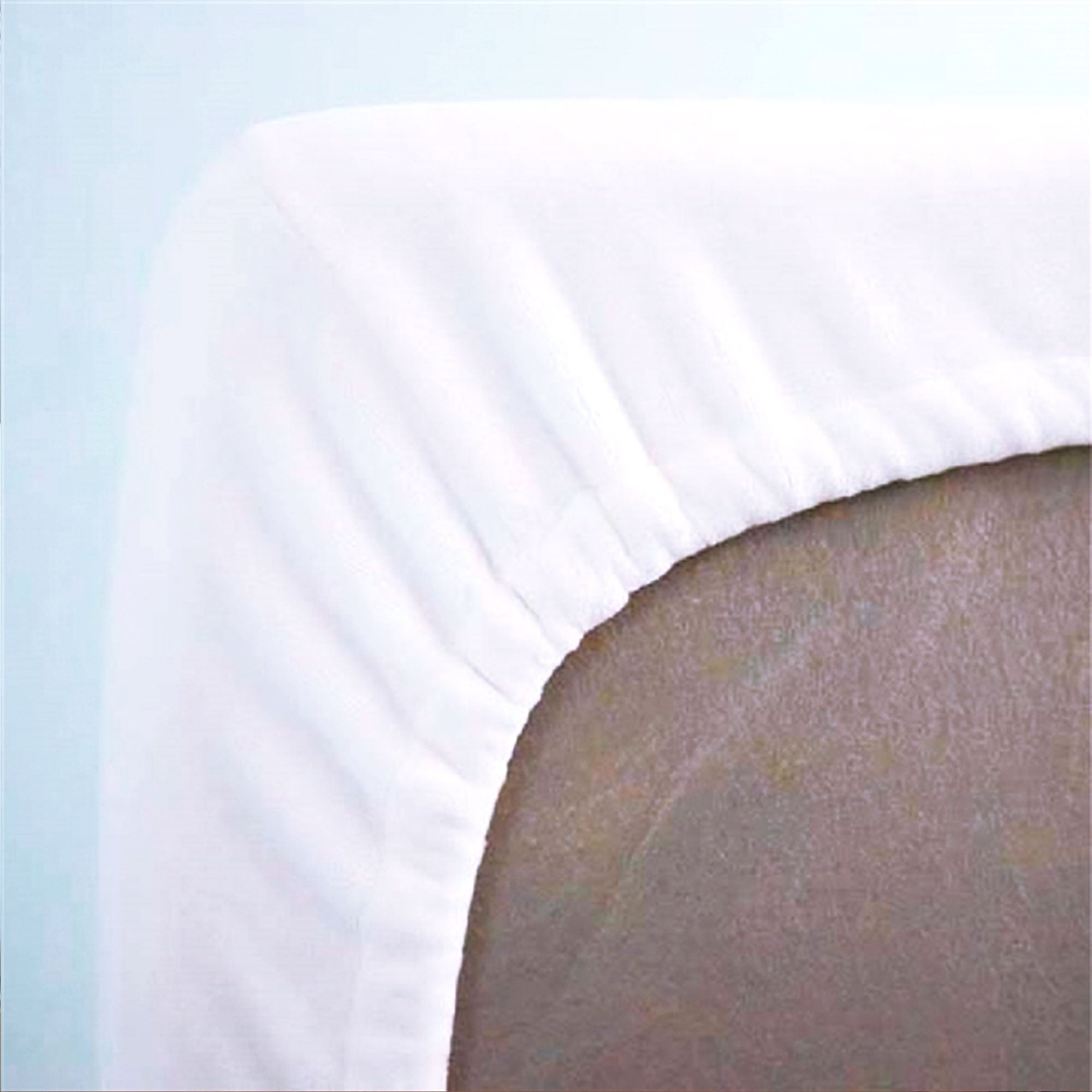 American Blanket Company - Luster Loft Fleece Fitted Sheet - white fitted sheet details