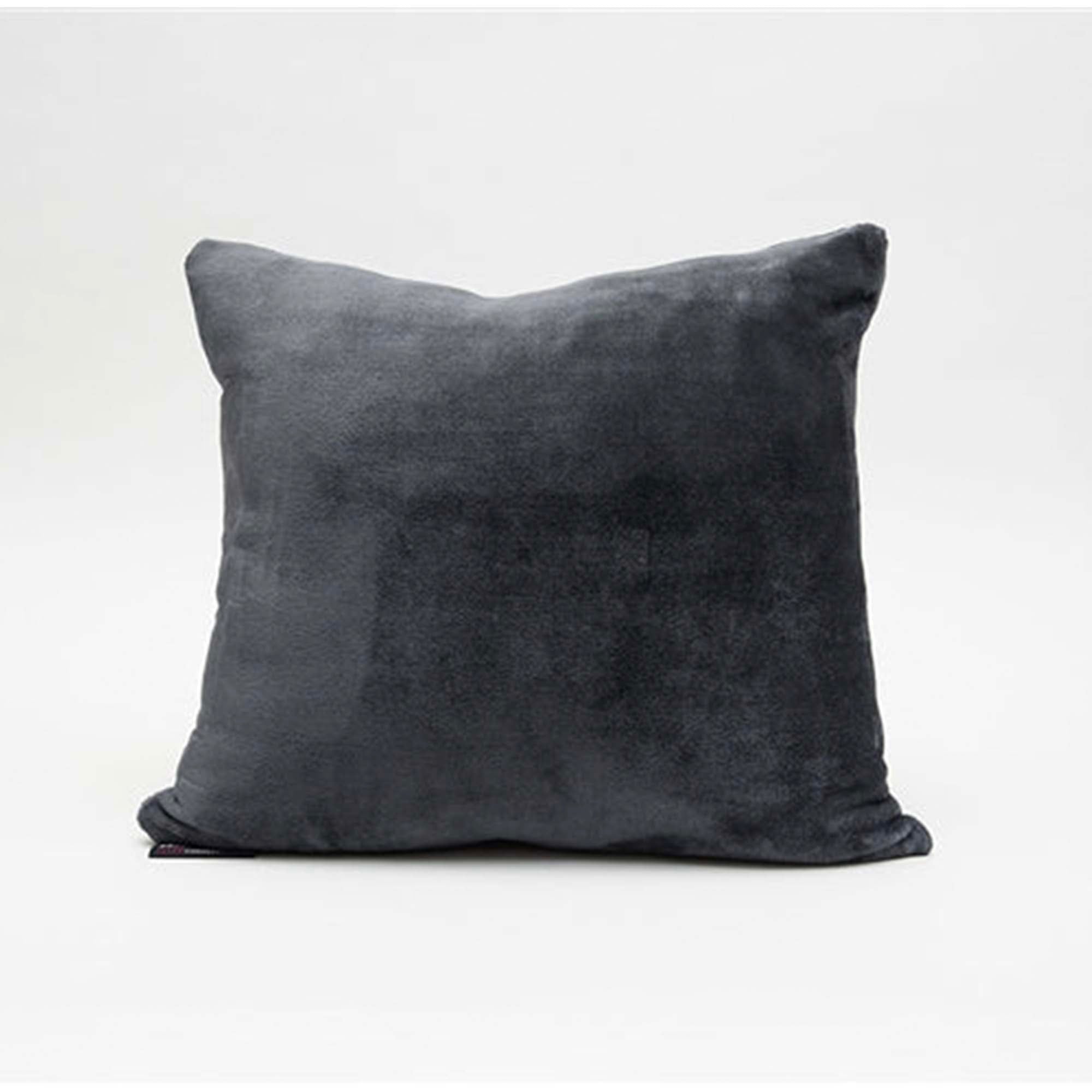 American blanket company - luster loft Fleece throw pillow 17x17 - dark gray Luster Loft Fleece Throw Pillows