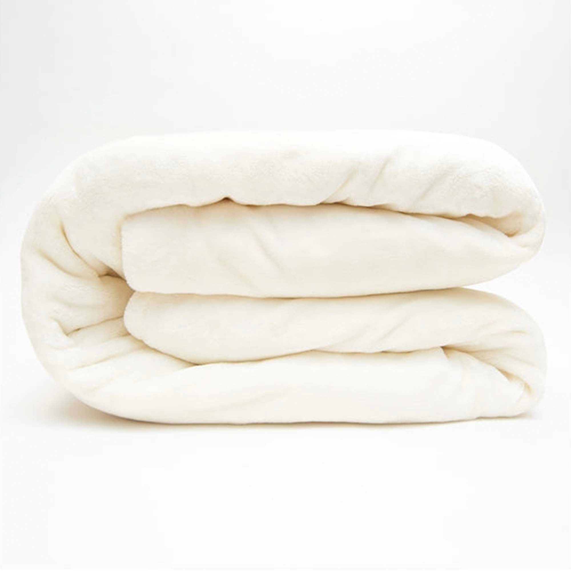 American Blanket Company - Luster loft weighted Fleece blanket - Pictured folded luster loft weighted blanket