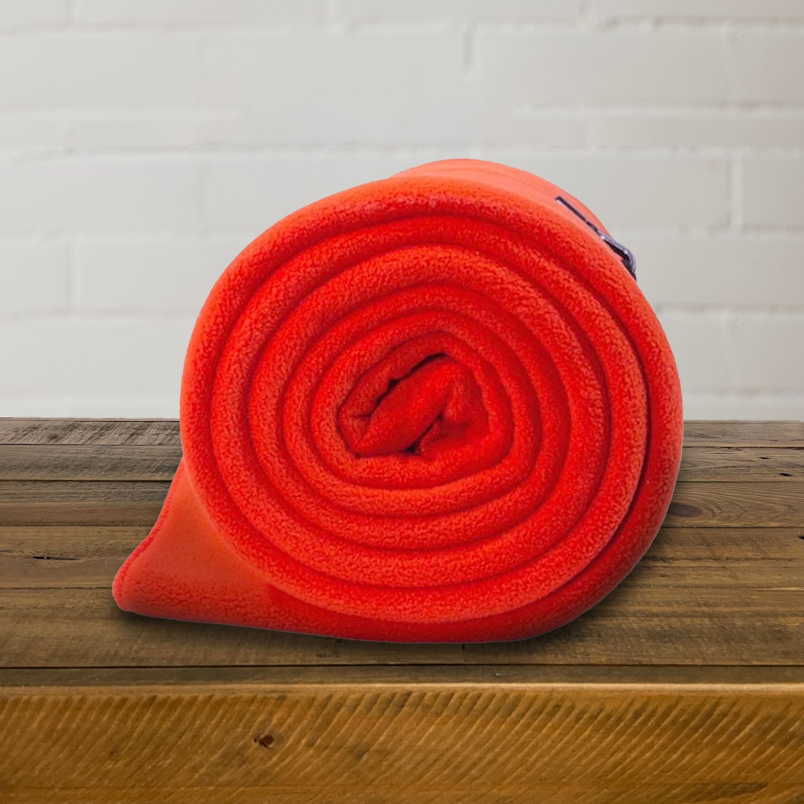 American Blanket Company - Emergency fleece Blanket - Peaceful Touch high-vis orange