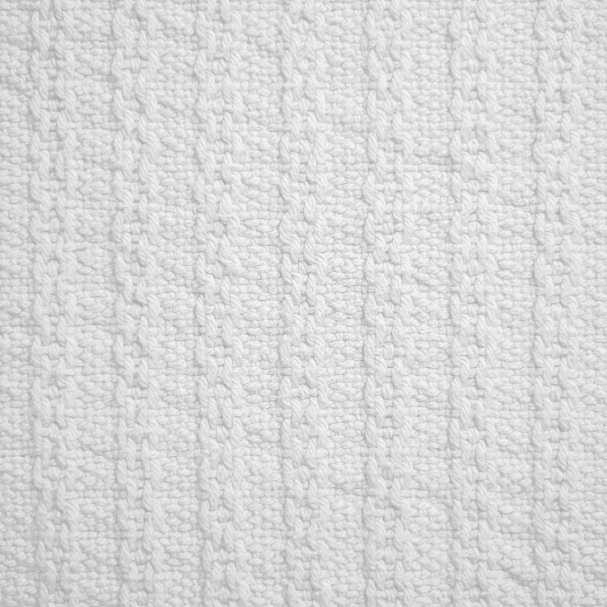 American Blanket Company - Oversized Cable weave 100% Cotton Blanket -  Cable Weave Cotton Blanket - Cotton Blanket Cable Weave Knit- White - fabric swatch