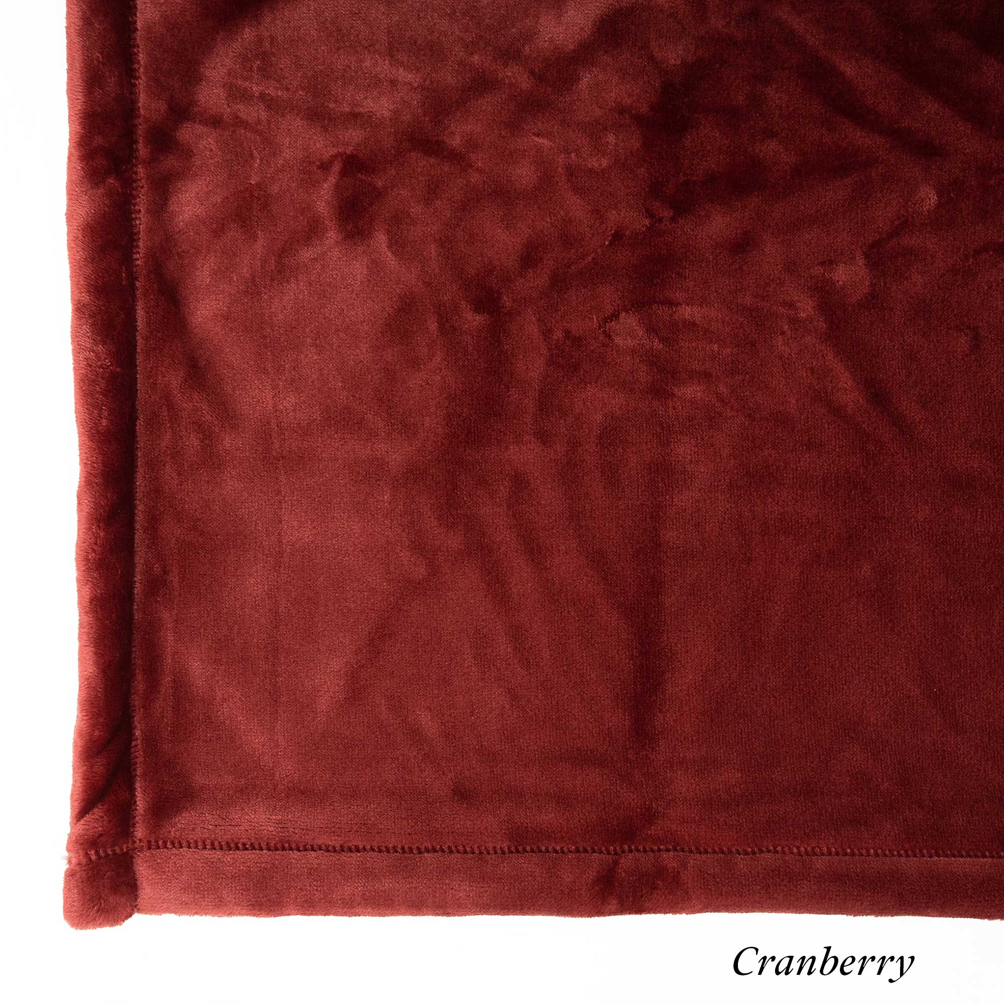 American blanket company - luster loft Fleece - Luster Loft cranberry red Fleece Blanket Swatch