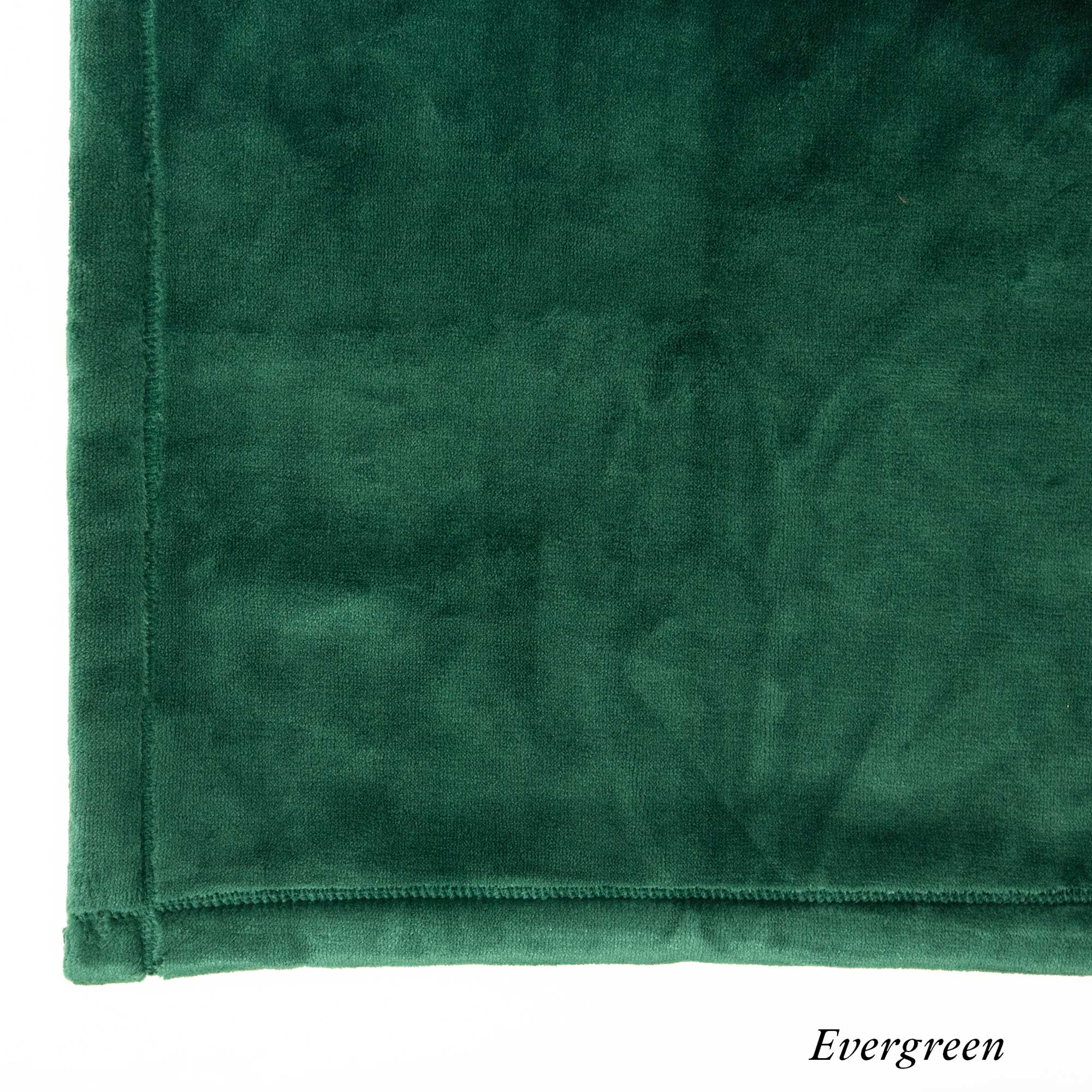 Evergreen  Luster Loft Fleece Swatch Luster Loft fleece Blanket &  fleece Pillowcase Set Swatch - American Blanket Company