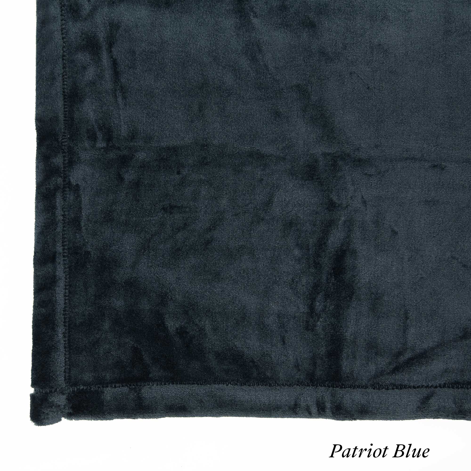 American blanket company - luster loft Fleece - Luster Loft Patriot Blue Fleece Blanket Swatch