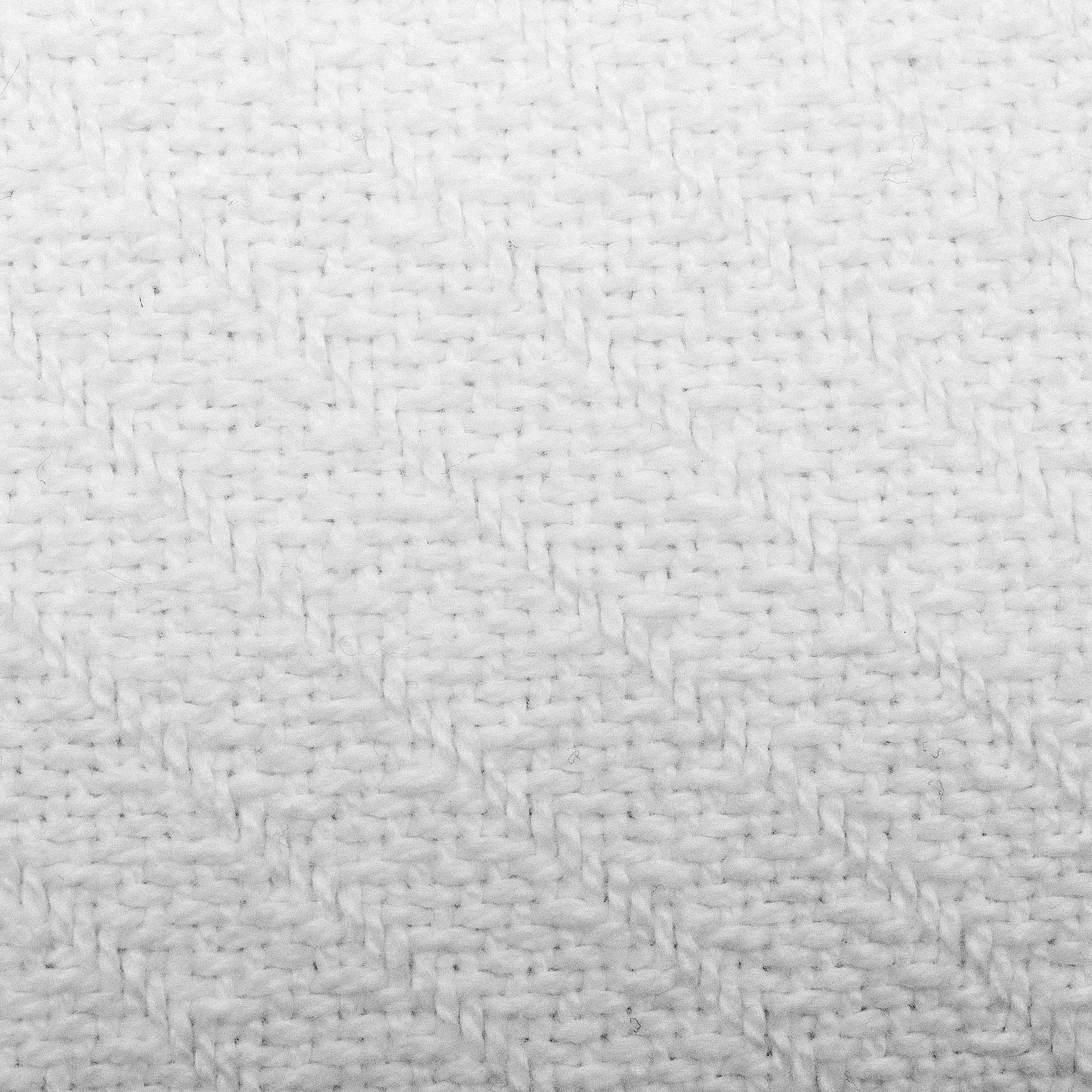 American Blanket Company - 100% Cotton Throw Pillows -  White Basketweave Fabric swatch