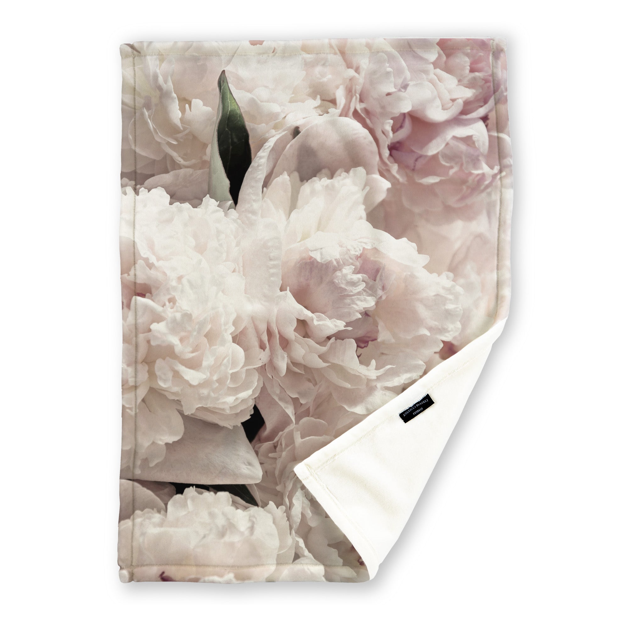 American Blanket Company - Bouquet Printed Throws | Flower Blankets - Luster Loft Printed Fleece Blankets
