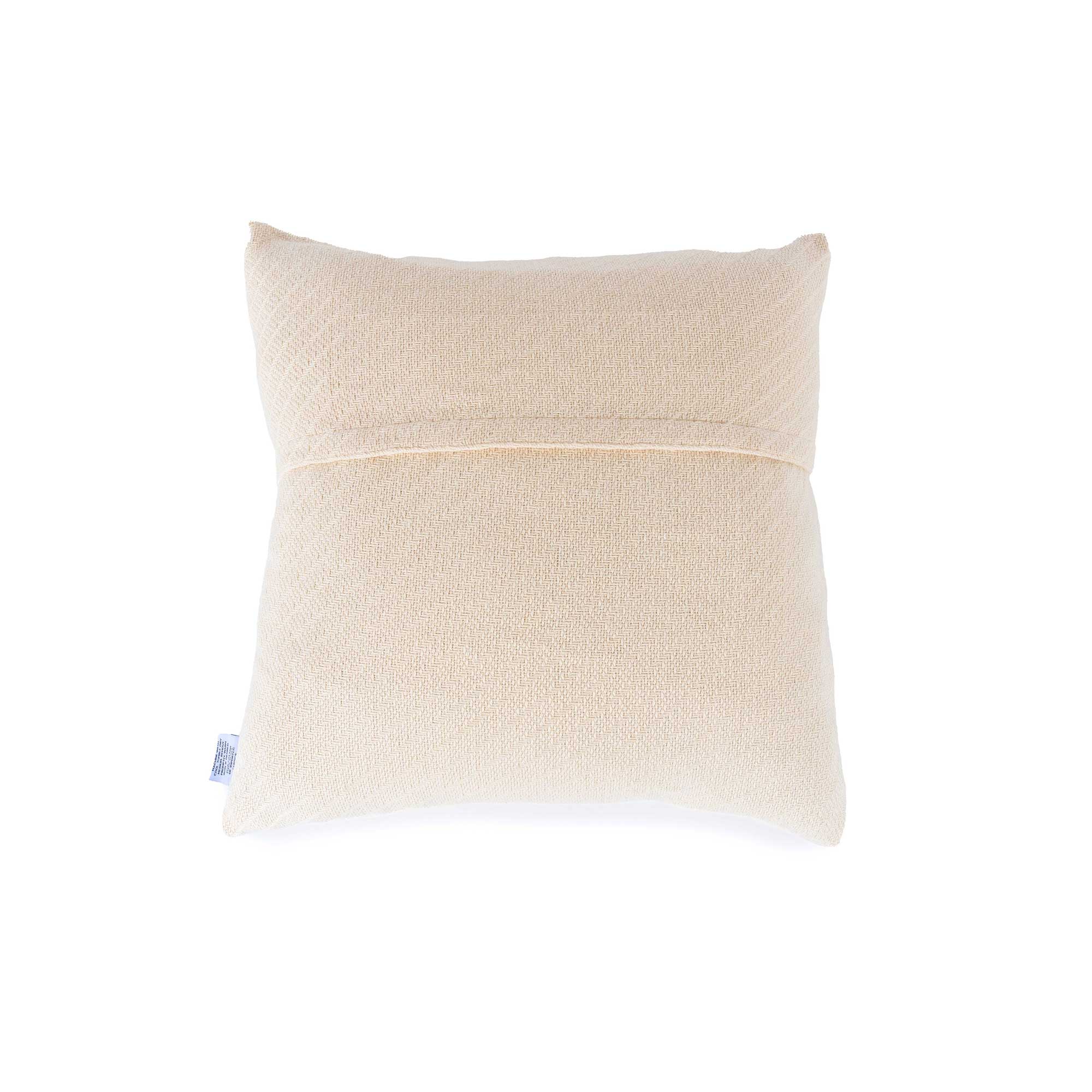 American Blanket Company -  100% Cotton Pillow Shams - Natural Basket Weave pillow sham on a white background